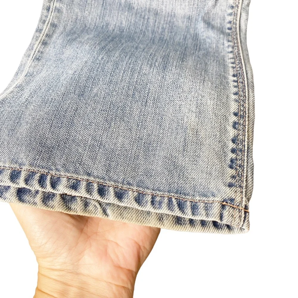 Mens Supreme Denim Low Rise Y2K Flare Jeans Size 32/M